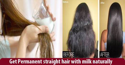 Straighten your curly hair