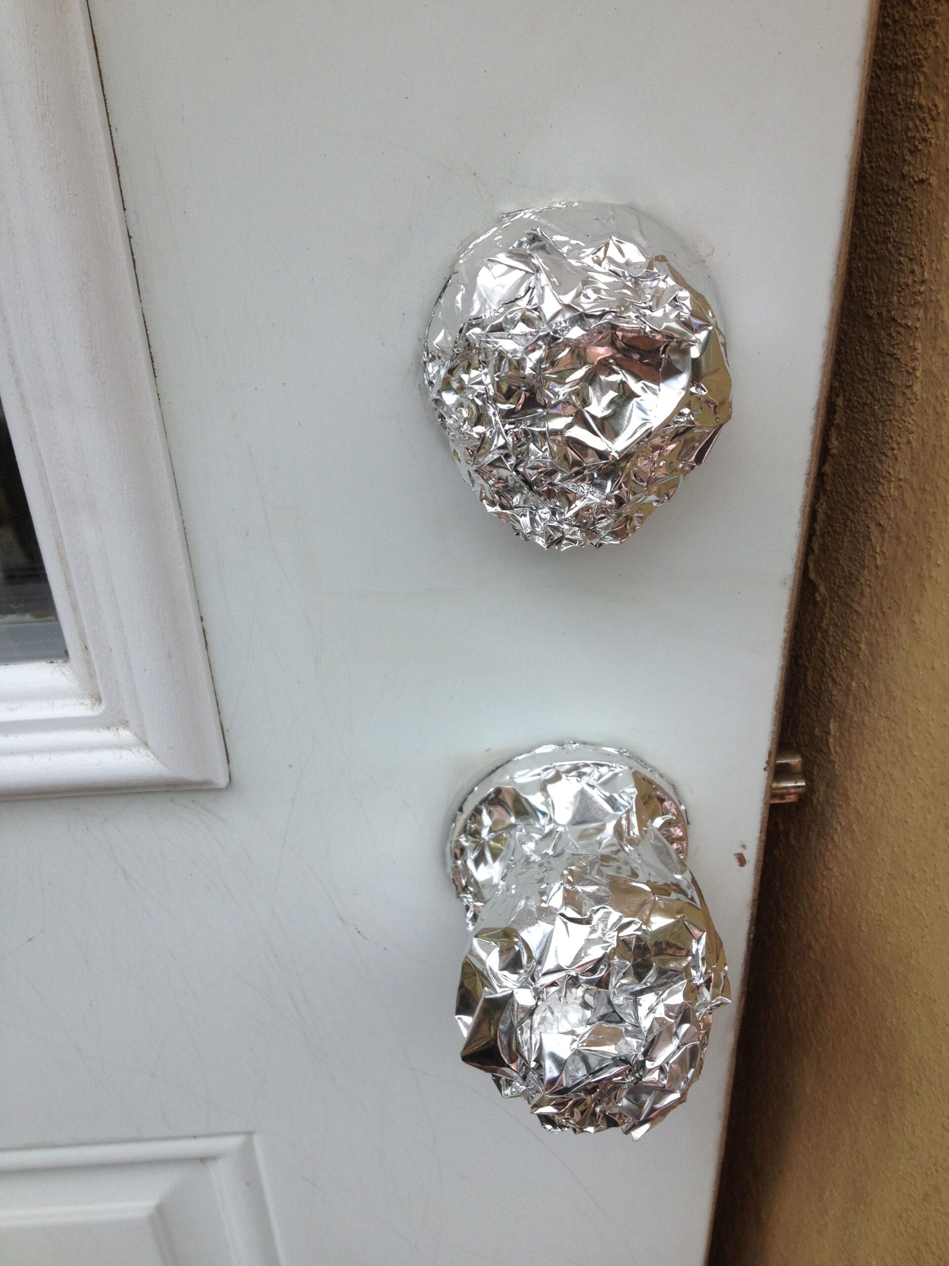 Why Wrap Foil Around Door Knob?