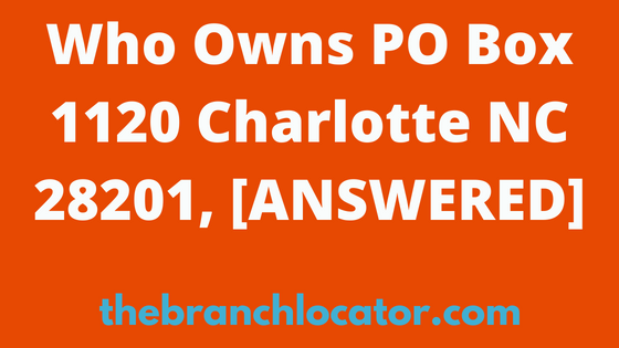 Letter From PO Box 1120 in Charlotte, North Carolina, What Next?